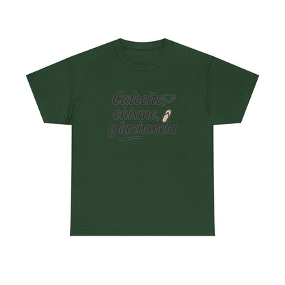Additional product view of the Mexico Cafecito, Chisme & Chancla T-Shirt