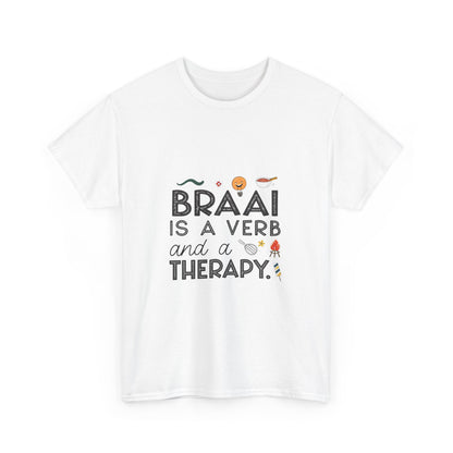 Additional product view of the South Africa Braai & Therapy T-Shirt