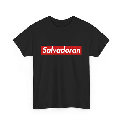 Additional product view of the Salvadoran Red Wordmark T-Shirt