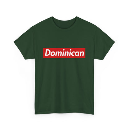 Additional product view of the Dominican Red Wordmark T-Shirt