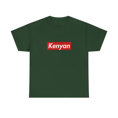 Additional product view of the Kenya Kenyan Red Wordmark T-Shirt