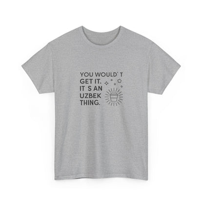 Additional product view of the Uzbekistan Uzbek Thing T-Shirt