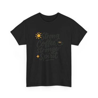 Additional product view of the Algeria Strong Coffee, Stronger Spirit T-Shirt