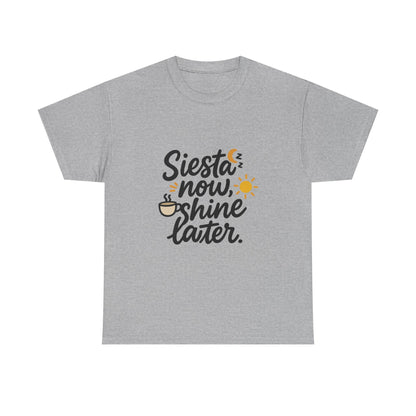 Additional product view of the Spain Siesta Now, Shine Later T-Shirt