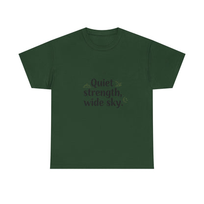 Additional product view of the Namibia Quiet Strength, Wide Sky T-Shirt
