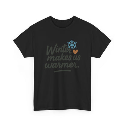 Additional product view of the Belarus Winter Makes Us Warmer T-Shirt
