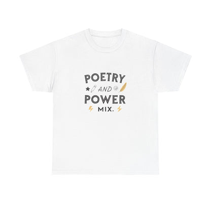 Front view of the Russia Poetry & Power T-Shirt