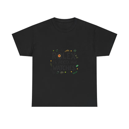 Additional product view of the Uganda Rolex Is Food T-Shirt