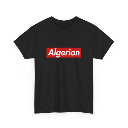 Additional product view of the Algerian Red Wordmark T-Shirt