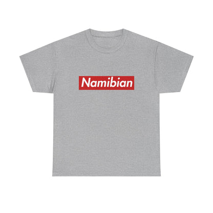 Additional product view of the Namibia Namibian Red Wordmark T-Shirt