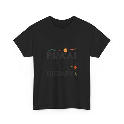Additional product view of the South Africa Braai & Therapy T-Shirt