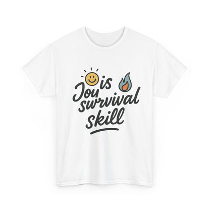 Additional product view of the Brazil Joy Is a Survival Skill T-Shirt