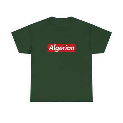 Additional product view of the Algerian Red Wordmark T-Shirt