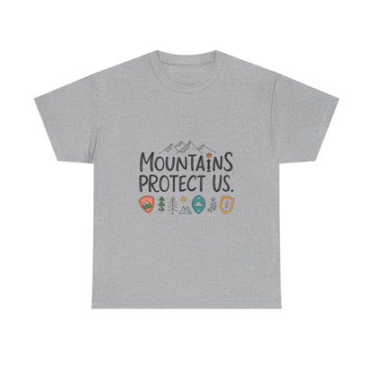 Additional product view of the Lesotho Mountains Protect Us T-Shirt