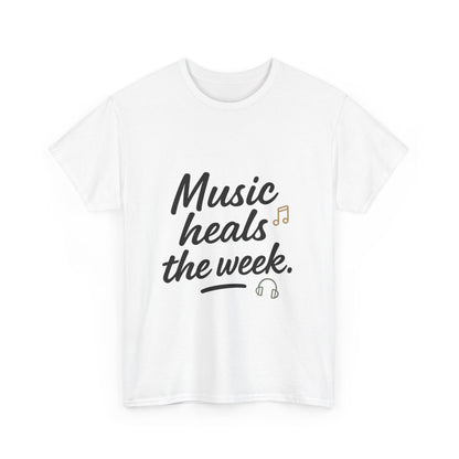 Additional product view of the Guinea-Bissau Music Heals the Week T-Shirt