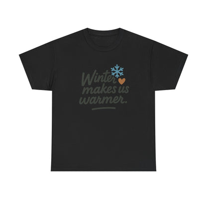 Additional product view of the Belarus Winter Makes Us Warmer T-Shirt