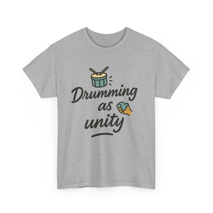 Additional product view of the Burundi Drumming as Unity T-Shirt