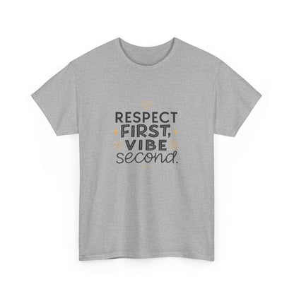 Additional product view of the South Korea Respect First, Vibe Second T-Shirt