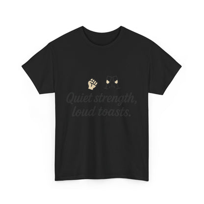 Additional product view of the Belarus Quiet Strength, Loud Toasts T-Shirt
