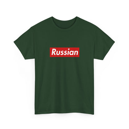 Additional product view of the Russia Russian Red Wordmark T-Shirt