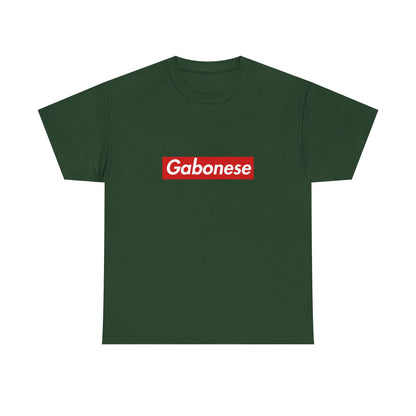 Additional product view of the Gabonese Red Wordmark T-Shirt