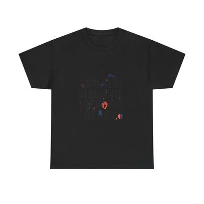 Additional product view of the Nauru Small Island, Strong Heart T-Shirt