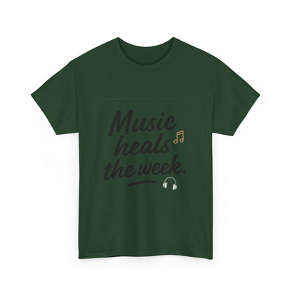 Additional product view of the Guinea-Bissau Music Heals the Week T-Shirt