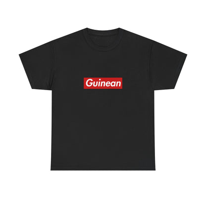Additional product view of the Guinean Red Wordmark T-Shirt