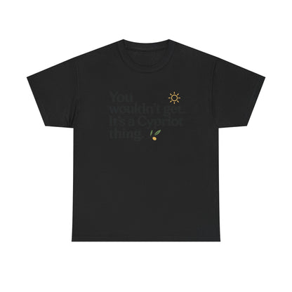 Additional product view of the Cyprus Cypriot Thing T-Shirt