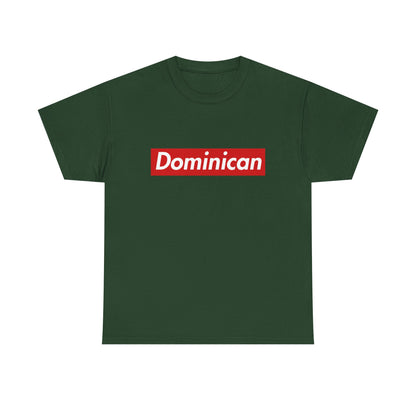 Additional product view of the Dominican Red Wordmark T-Shirt