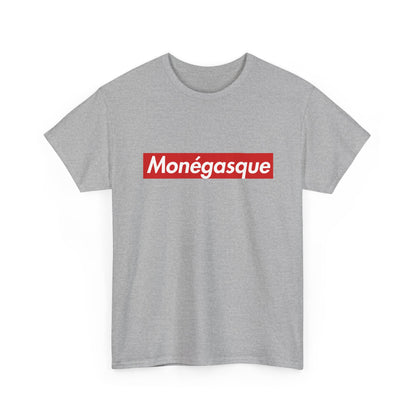 Additional product view of the Monaco Monégasque Red Wordmark T-Shirt