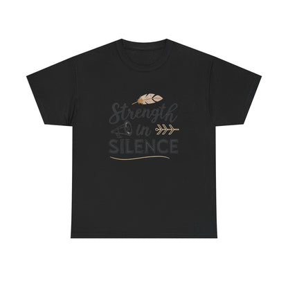 Additional product view of the Ukraine Strength in Silence T-Shirt