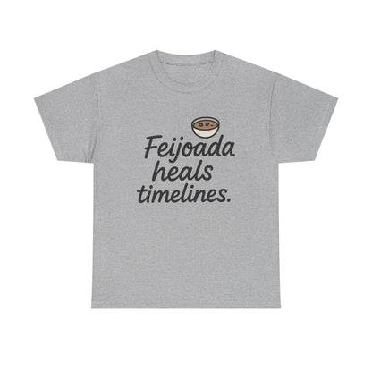 Additional product view of the Brazil Feijoada Heals Timelines T-Shirt