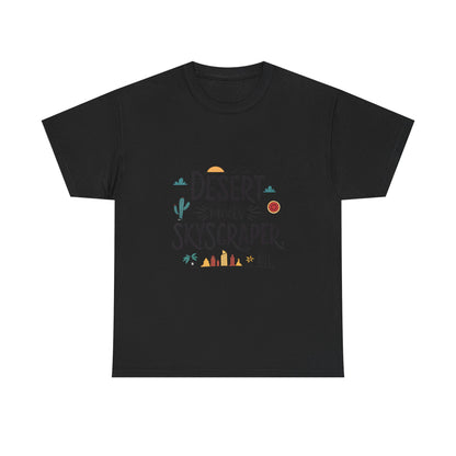Additional product view of the Qatar Desert Wisdom, Skyscraper Dreams T-Shirt