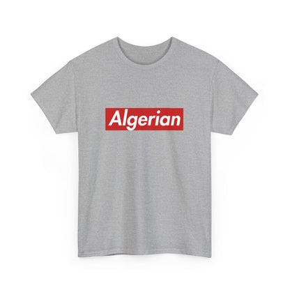 Additional product view of the Algerian Red Wordmark T-Shirt