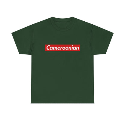 Additional product view of the Cameroonian Red Wordmark T-Shirt