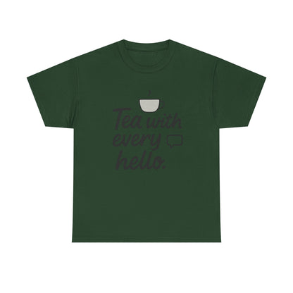 Additional product view of the Brunei Tea with Every Hello T-Shirt