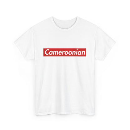 Additional product view of the Cameroonian Red Wordmark T-Shirt