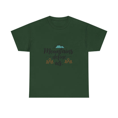 Additional product view of the North Korea Mountains Define Us T-Shirt