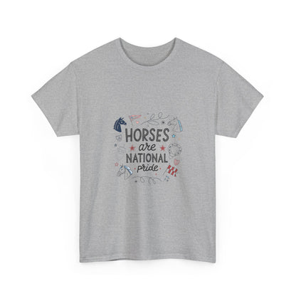 Additional product view of the Turkmenistan Horses in Our Heritage T-Shirt