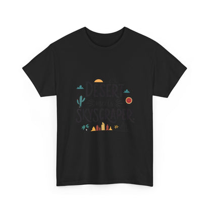 Additional product view of the Qatar Desert Wisdom, Skyscraper Dreams T-Shirt