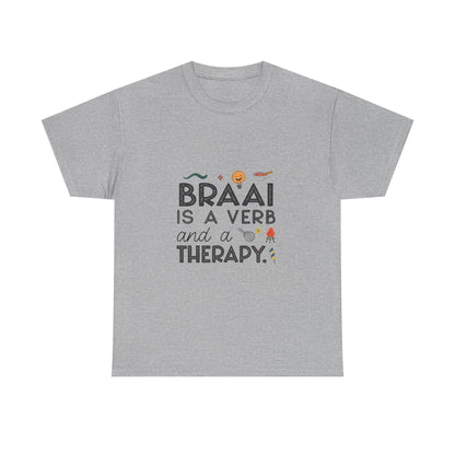 Additional product view of the South Africa Braai & Therapy T-Shirt