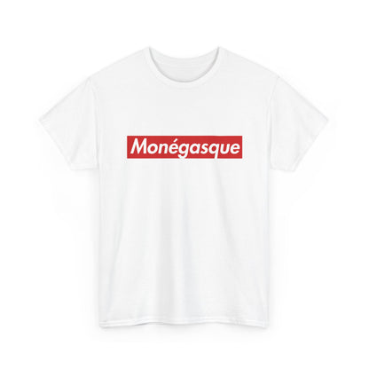 Additional product view of the Monaco Monégasque Red Wordmark T-Shirt