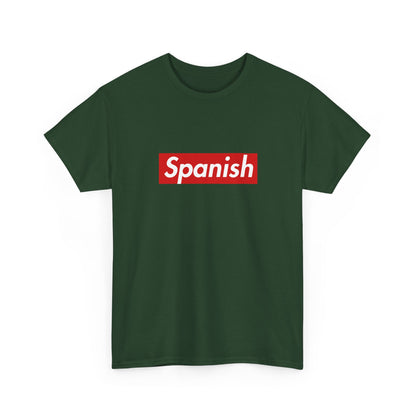 Additional product view of the Spain Spanish Red Wordmark T-Shirt