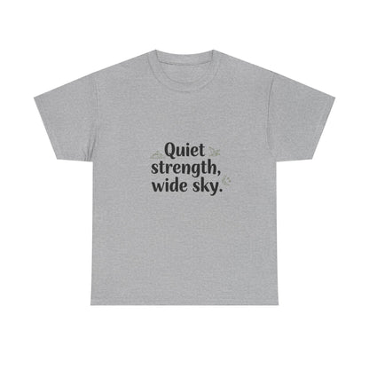 Additional product view of the Namibia Quiet Strength, Wide Sky T-Shirt