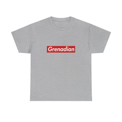 Additional product view of the Grenadian Red Wordmark T-Shirt