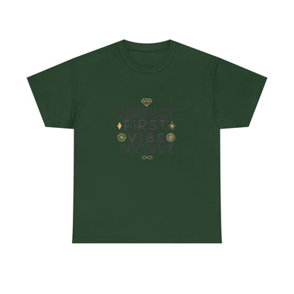 Additional product view of the South Korea Respect First, Vibe Second T-Shirt