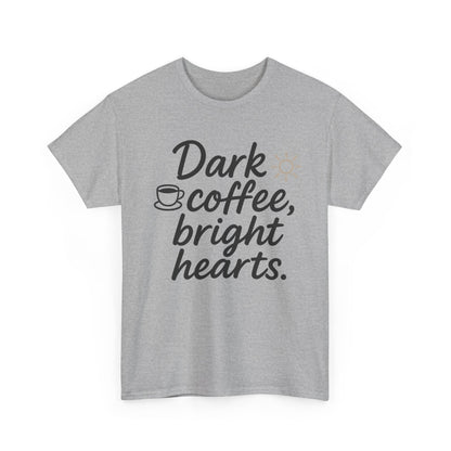 Additional product view of the Colombia Dark Coffee, Bright Hearts T-Shirt