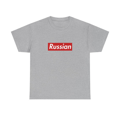 Additional product view of the Russia Russian Red Wordmark T-Shirt