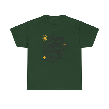 Additional product view of the Algeria Strong Coffee, Stronger Spirit T-Shirt